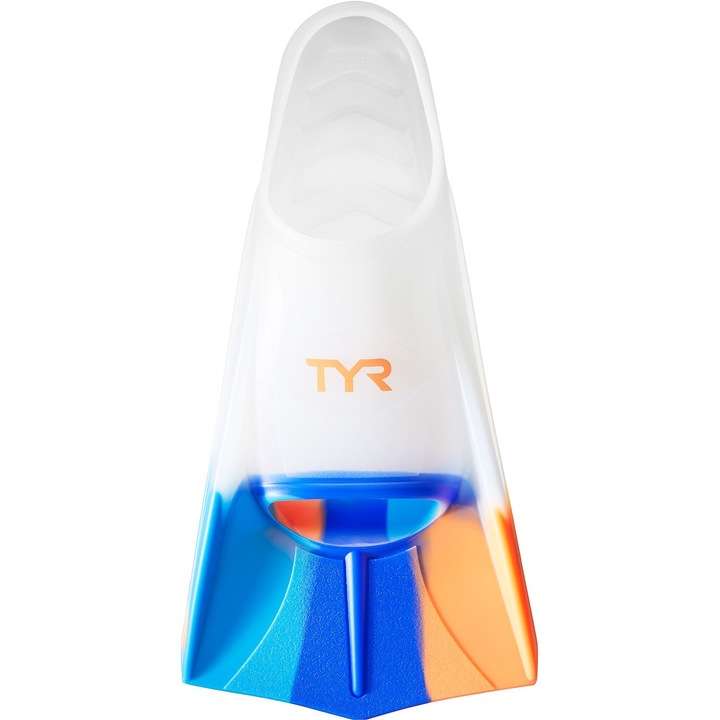 Pletwy de inot Stryker Silicone Fins L, turcoaz/galben/oranj, 41-42