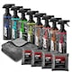 Pachet Mega XL, Car Hero, Leather Cleaner, Ceramic Shield, Iron X, Bug and Tar, Degreaser, Total Cleaner, Smart Protect V2.0, Hyperdresser, Prosop Ultra Abosrbant Gri, 4 Lavete Microfibra, Solutii profesionale Detailing Auto, 500ml fiecare