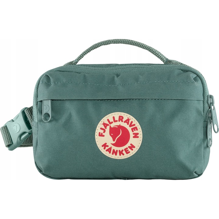 Borseta sport Fjallraven Kanken Hip Pack, 2 l, Vinylon F, 12x18x9cm, verde