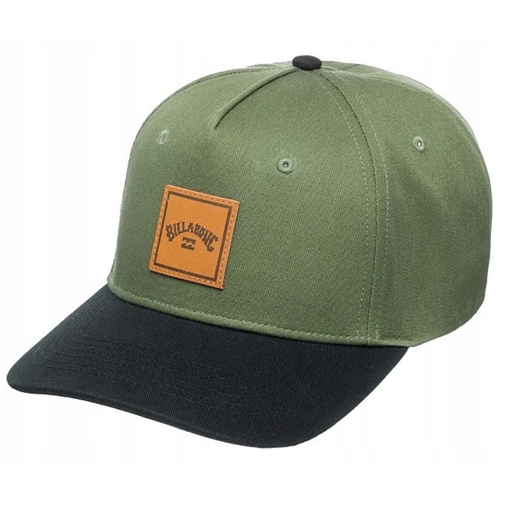 Caciula barbati Billabong Stacked Snapback, verde, OS