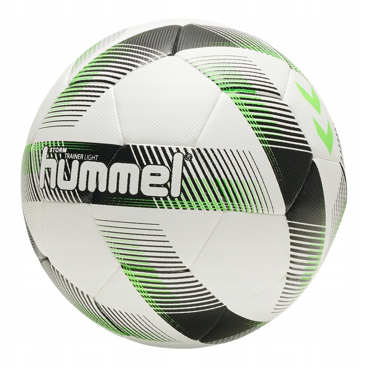 Футболна топка Hummel Storm Trainer Light FB бял/черен/зелен, 3