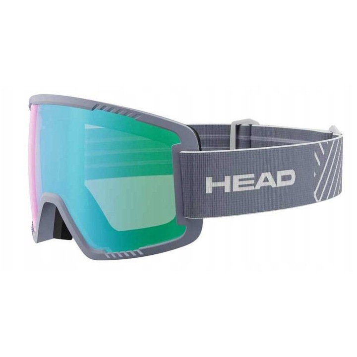 Ochelari de schi Head CONTEX M, lentile sferice, protectie UV400, anti-fog, verde/gri