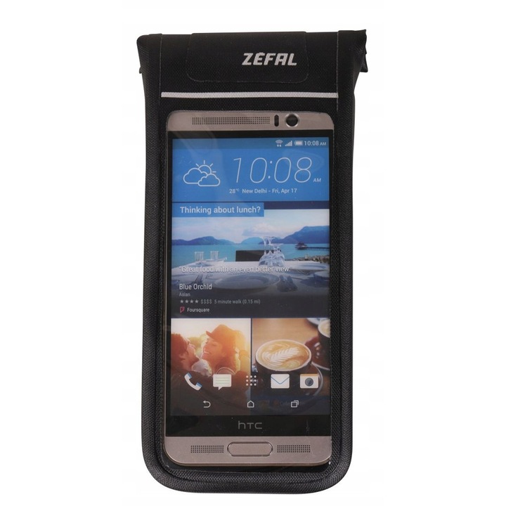 Suport telefon Zefal Z Console Dry, waterproof, 19,8x8,7x2,3cm, negru