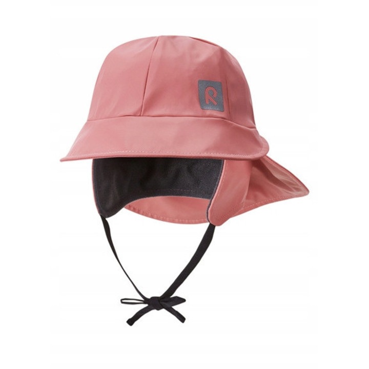 Caciula de ploaie copii Reima 46, roz, material elastic, fara podslava