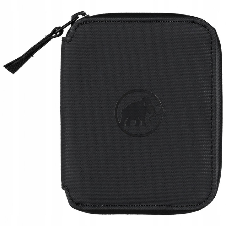 Портфейл Mammut Seon Zip, черен, 11,5x9,5x2см, издръжлив, водоустойчив материал