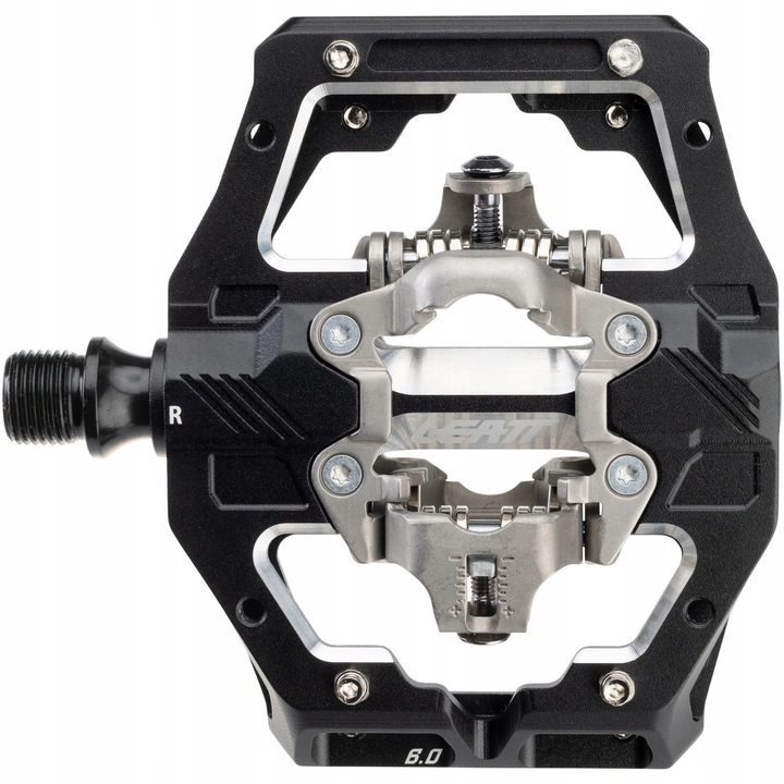 Pedale bicicleta Leatt Gravity 6.0, clip-in, 10x88mm, negru