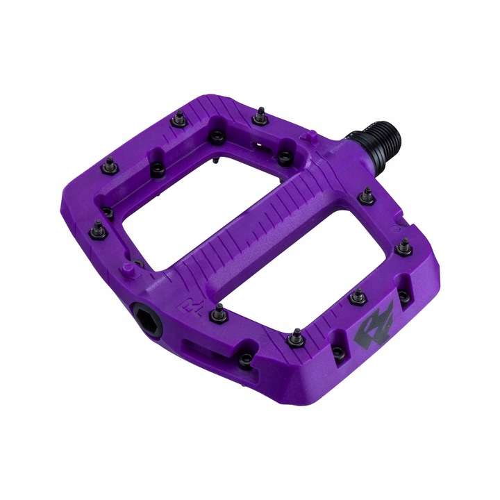 Pedale bicicleta Race Face Chester, 11 pini, violet, 105x100mm, Small