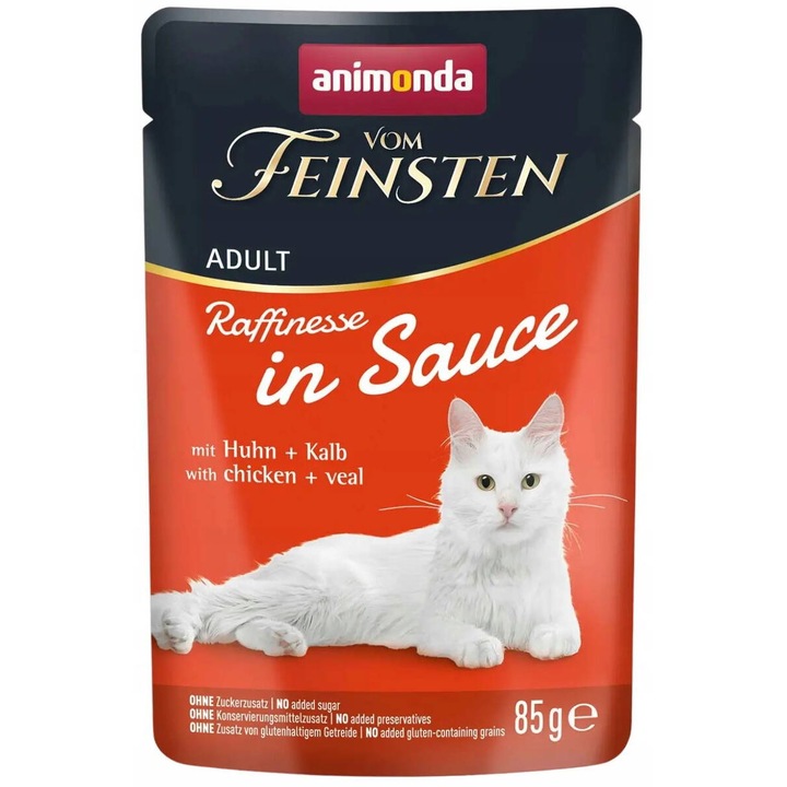 Hrana Umeda pentru Pisici animonda Rafinesse Sos Pui Vitel 85g