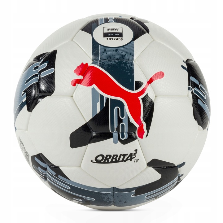 PUMA Orbita 3 TB futball labda, edzés, fekete-fehér, 4
