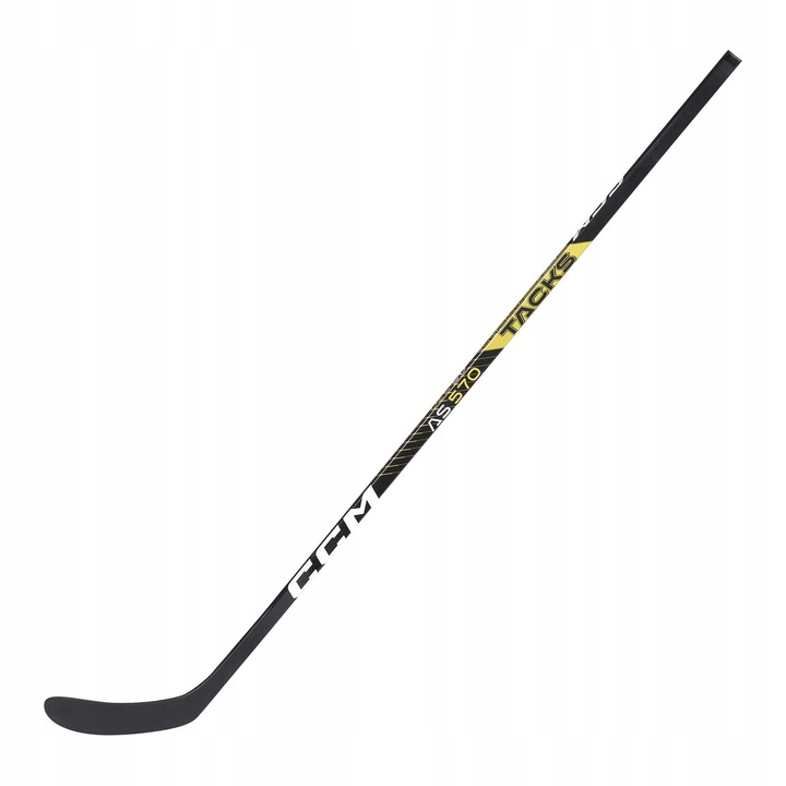 CCM Tacks AS-570 junior jégkorongütő, 40-es flex, fekete, balos