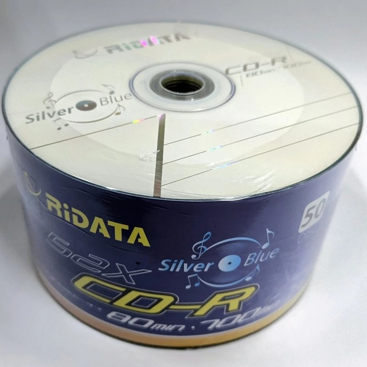 Ridata CD‑R 700MB 52x 50 бр. (целофан)