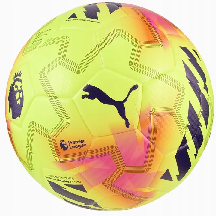 Minge fotbal Puma Orbit Match PL, galben, set 5 bucati