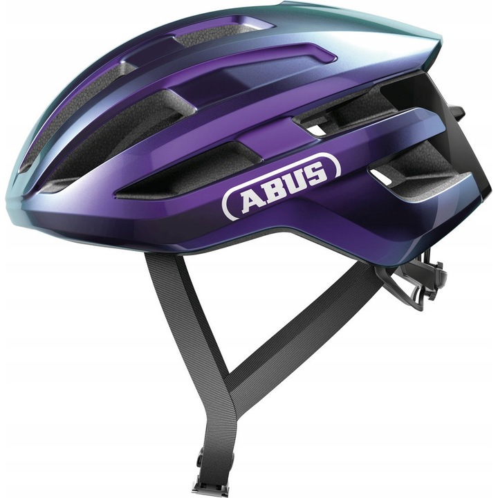 ABUS PowerDome MIPS védősisak, Flip Flop Purple, L 57-61 cm, 10 szellőzőnyílás, 7 légkivezetés