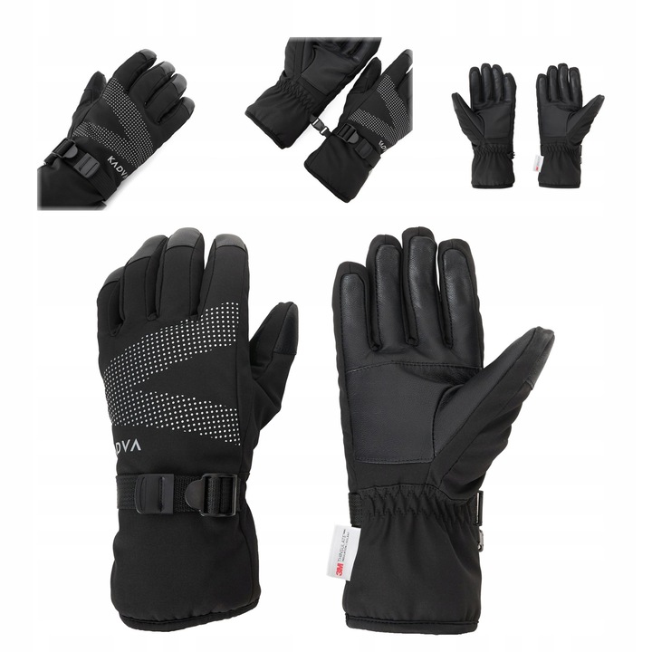 Kadva KADVA Mountain Flow Pro 3M Thinsulate sportkesztyű, S/M