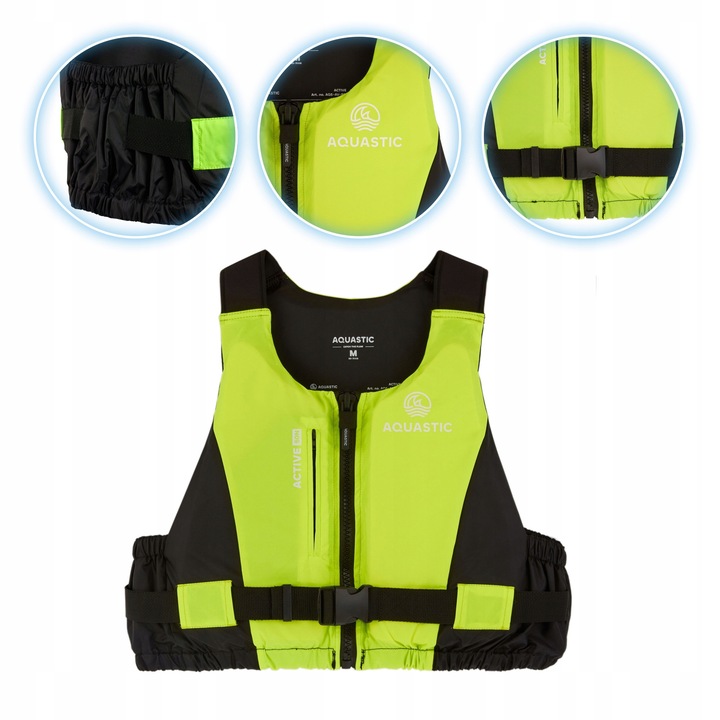 Kamizela de salvare Active 50N, galben, XXS (30-40 kg), pentru sporturi acvatice