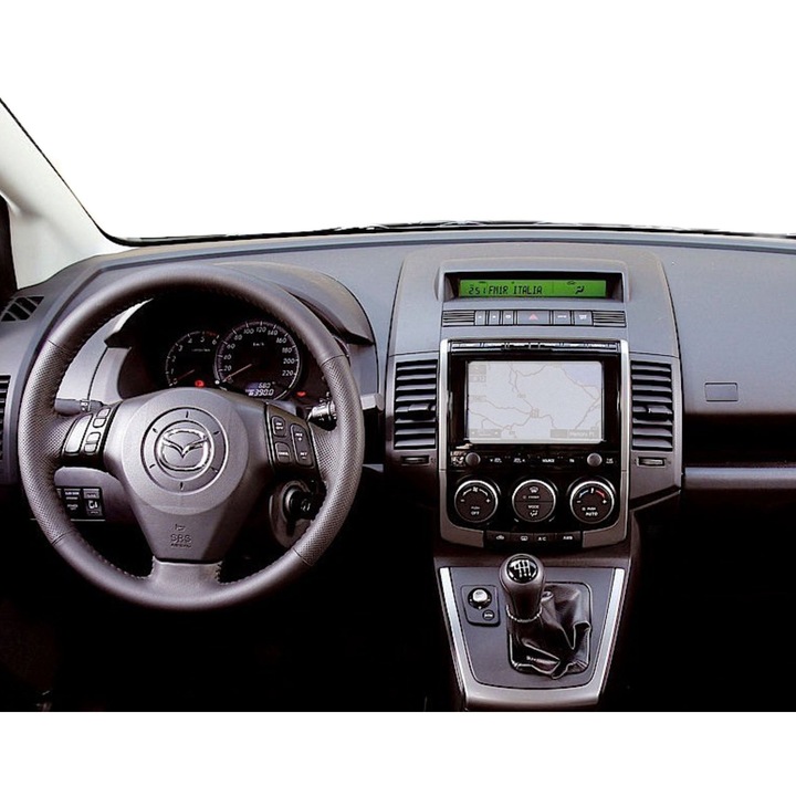 Folie Protectie Navigatie Mazda 5 Premacy 2008-2010, Duragon, protectie Display Navigatie, silicon Mat, Anti-zgarieturi, Anti-amprenta, Regenerabila, Flexibila, Anti-Shock, kit instalare