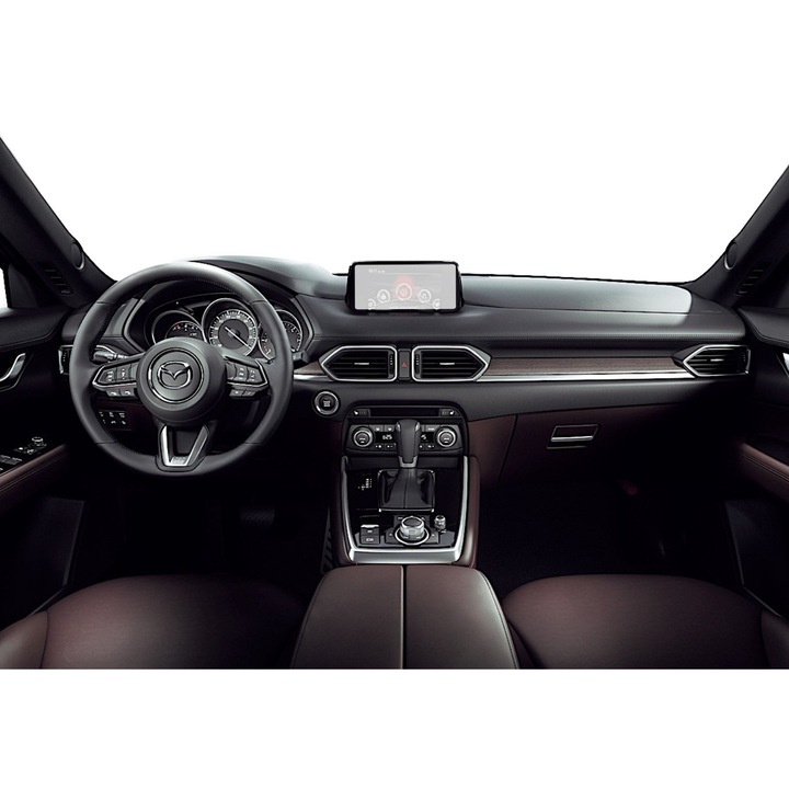 Folie Protectie Navigatie Mazda CX-8 2017-2024, Duragon, protectie Display Navigatie, silicon Mat, Anti-zgarieturi, Anti-amprenta, Regenerabila, Flexibila, Anti-Shock, kit instalare