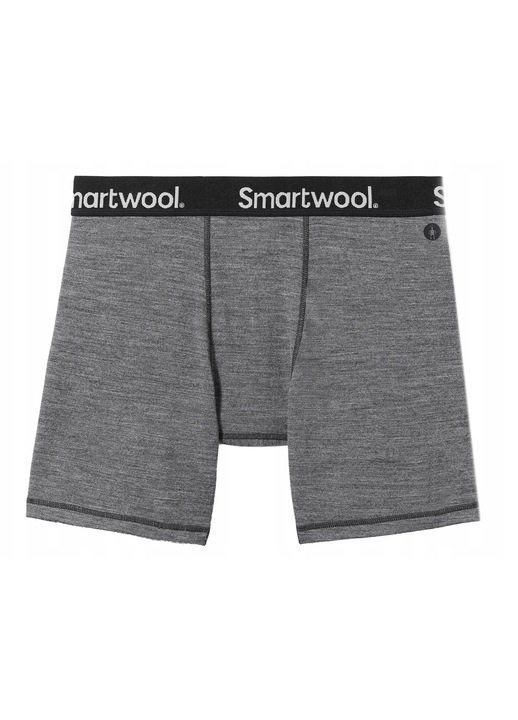Boxeri termoactivi Smartwool, gri heather, pentru barbati