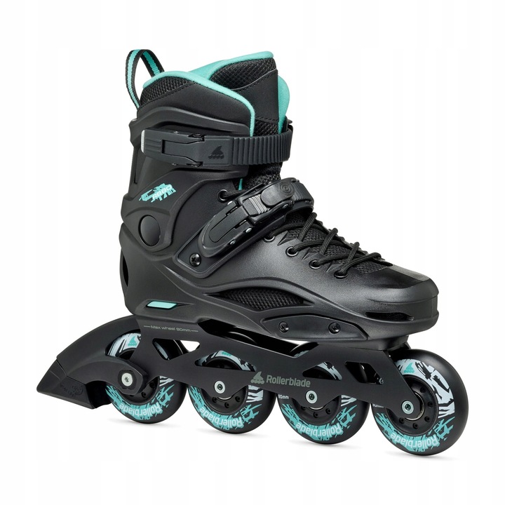 Rolki Rollerblade RB 80 W, roz, 36.5 EUR, 4x80mm, cu amortizare ShockEraser, set complet