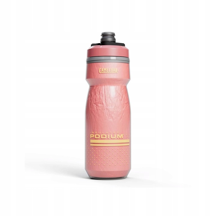 Camelbak Podium Chill sportkulacs 620 ml, Coral Sunset, szigetelt, ergonomikus kialakítás, 7,3x7,3x23,8cm