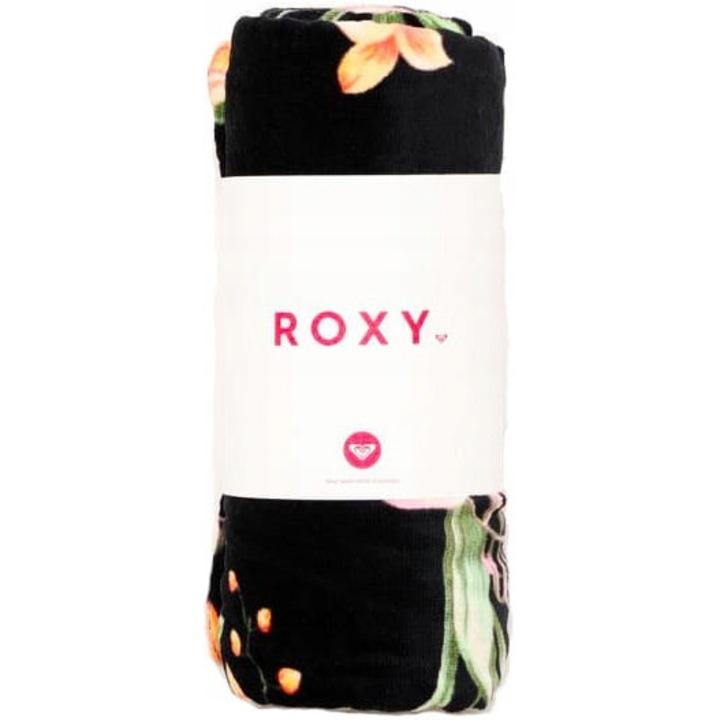 Prosop de plaja Roxy, 160x90cm, material frotte, absorbant, design modern