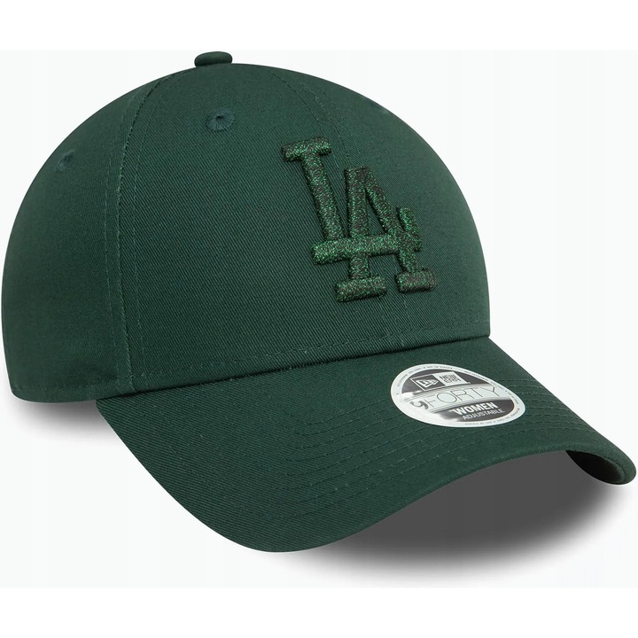 Caciula 9FORTY, Los Angeles Dodgers, verde, unisex, logo brodat metalic