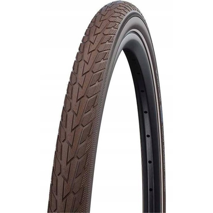 Schwalbe Road Cruiser kerékpár gumiabroncs 28x1.60 barna reflex