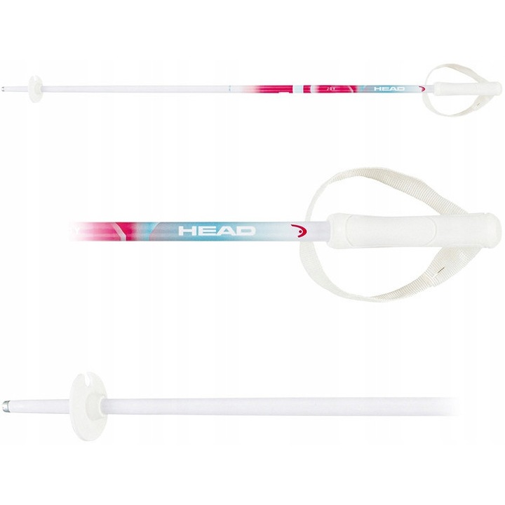 Bete ski Head JOY GIRL, 100cm, albastru/alb, din aluminiu, maner pentru copii