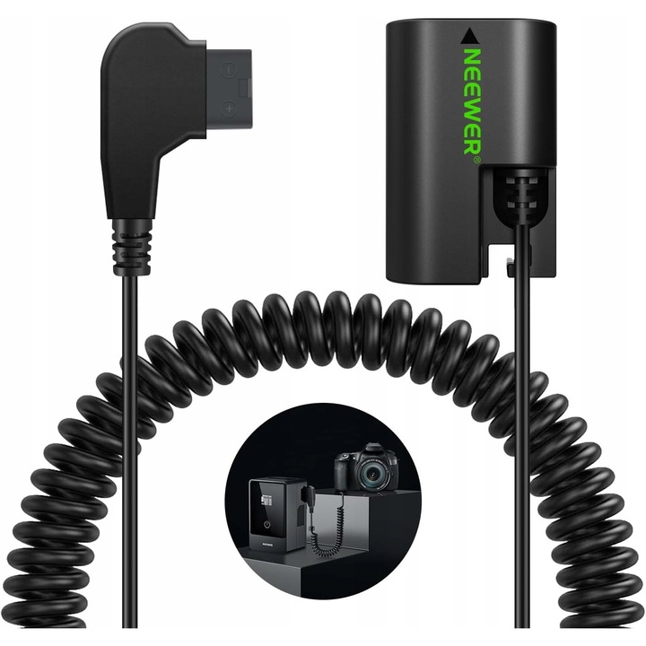 Acumulator Neewer LP-E6NH pentru Canon V Mount, 6800 mAh, 99 Wh, cu conector D Tap