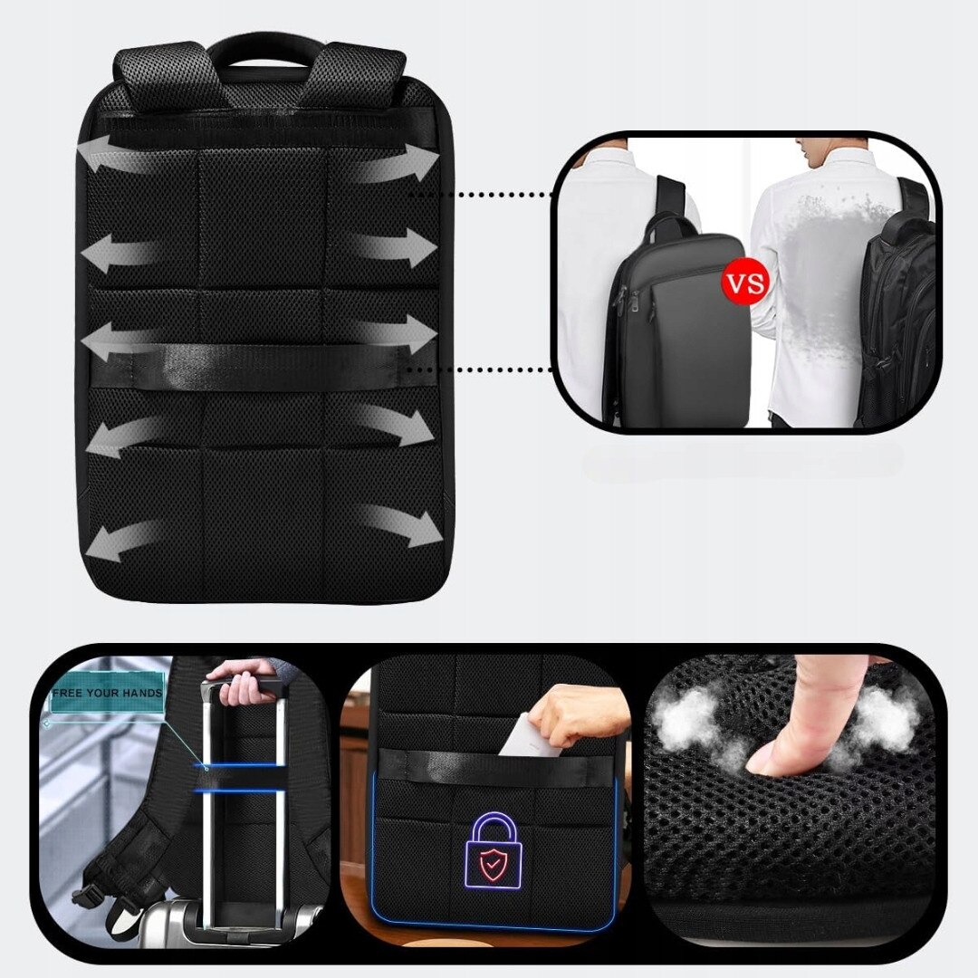 Rucsac laptop multifunctional, extensibil