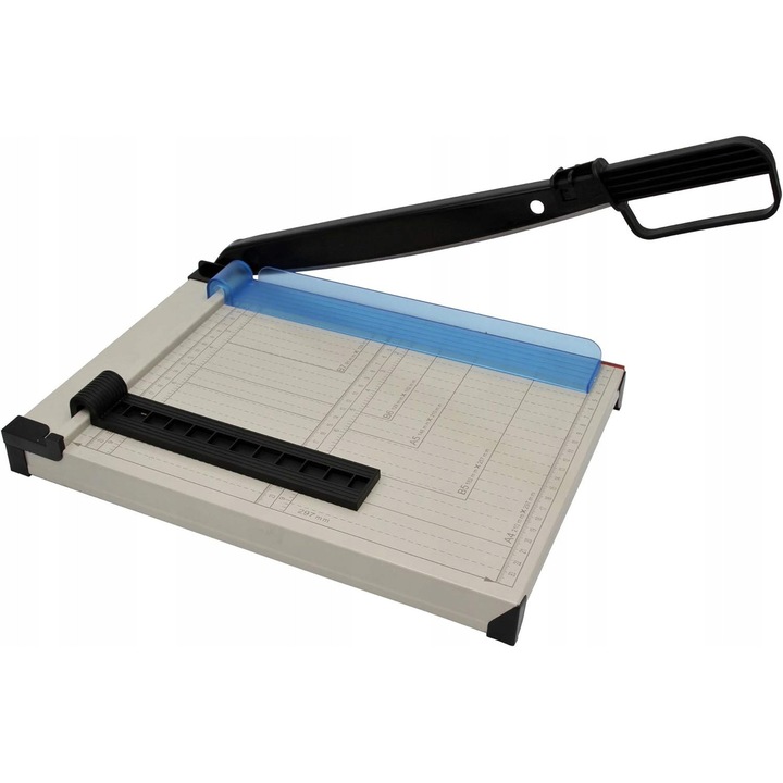 Ghilotina pentru hartie, model SL-A, taiere precisa, dimensiuni 48x27x5cm, greutate 1,25kg