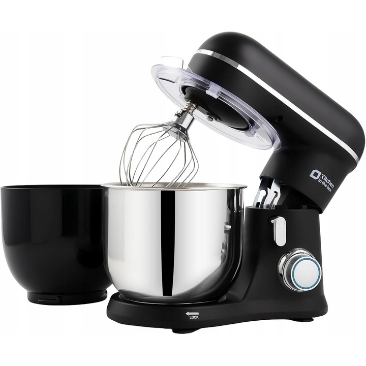 Пасатор с купи, 1300W, 2 купи 3,5 qt, компактен, 31,5x16,5x28см