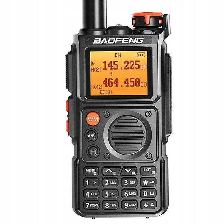 Radiotelefon Baofeng EU-K6, 5W, receptie banda aeriana, 128 canale, 2600 mAh, compact