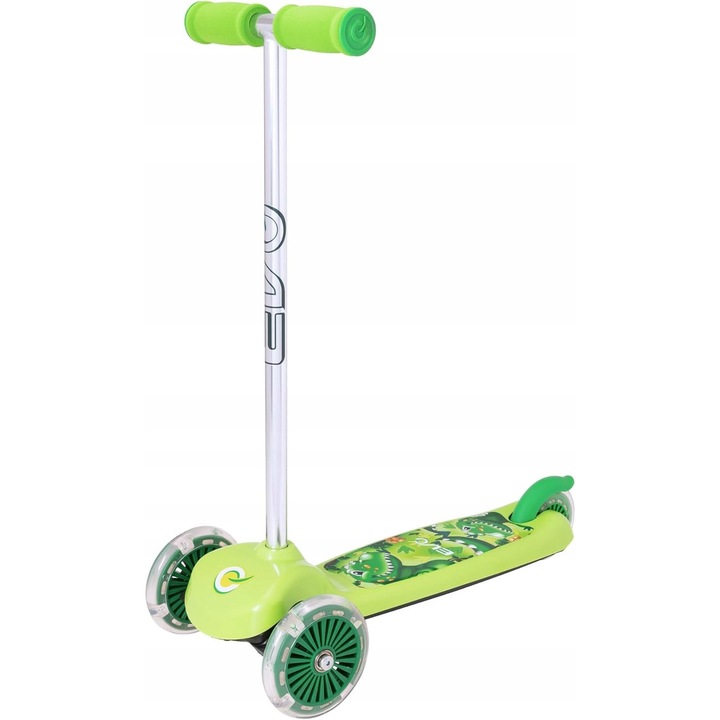 EVO Light-Up 3 kerekű gyermek roller, kormánymagasság 67 cm, világító kerekek
