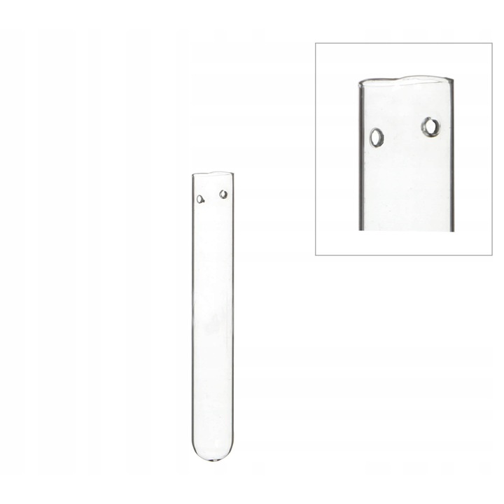 Set 12 eprubete pentru flori suspendate, decorare fereastra, 15cm, sticla