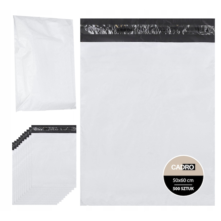 Set 500 folii de ambalare Cadro 50x60 cm, gri, rezistente