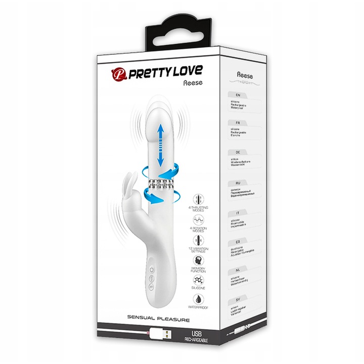 Вибратор Boss Series, ротативен и позитивен, виолетов, от медицински силикон, водоустойчив