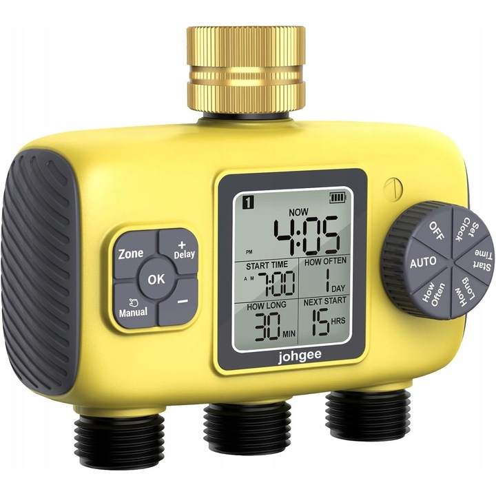 Programator stropire, Johgee, solar, WiFi, 3 moduri, set