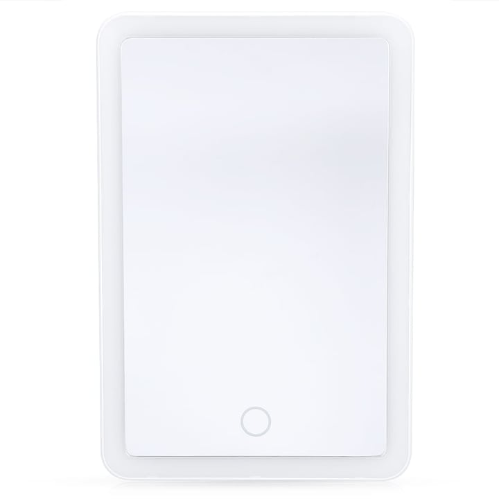 Козметично огледало с регулируемо LED осветление, Kasimir, 203x135x39mm, 600mAh, бяло