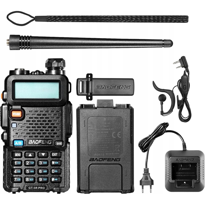 Statie radio Baofeng GT-5R Pro, negru