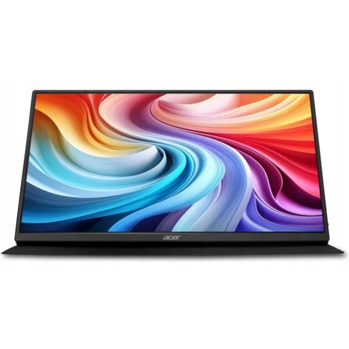Monitor portabil Acer PM161QT, 15.6'', FHD, USB-C, negru