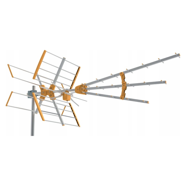 Opticum SPARTA HIRRO kültéri TV antenna, 21 elem, 17 dB, 1310mm