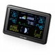 Statie meteo TermHoff TH-WS3 multifunctionala, wireless, color, 60m, cu senzor extern