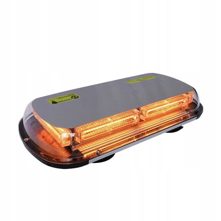 Lampa de avertizare 144 LED 44 cm 12/24V, magnetica, vizibilitate 360°, compacta