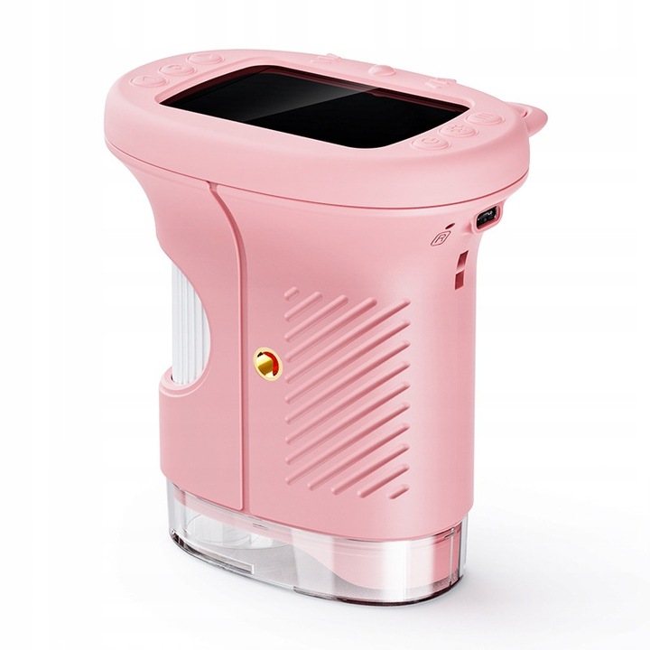 Портативен цифров микроскоп AMT, HD 2,4" екран, 1000x, 8 LED