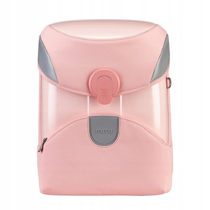 Masszív gyermek hátizsák Xiaomi Mitu Nyúl, rózsaszín, 39x30x16.5cm, súlyelosztó rendszer, állítható pántok