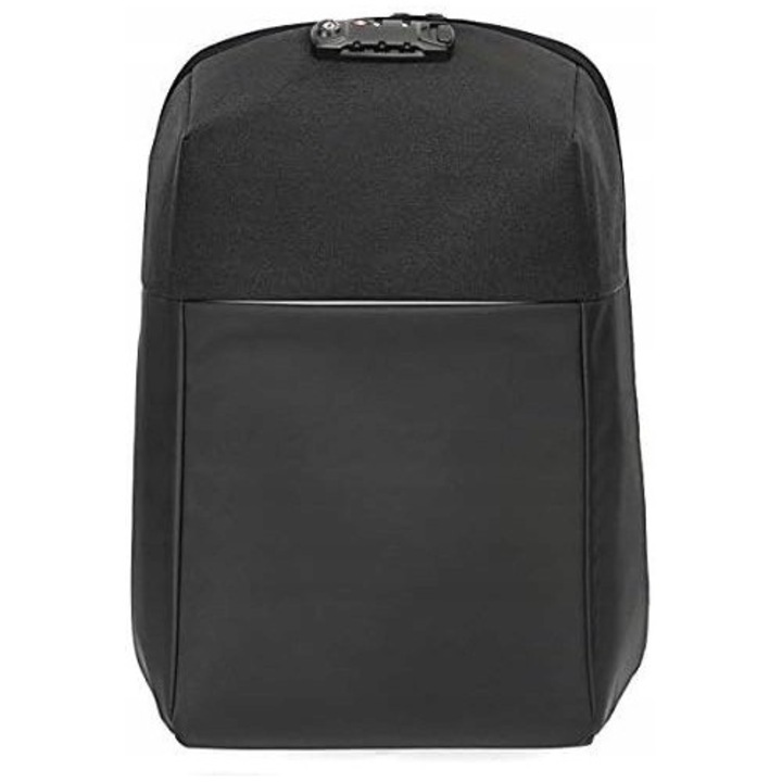 Rucsac laptop 15.6 inch, Skorupa tare, design practic, waterproof, cu port USB