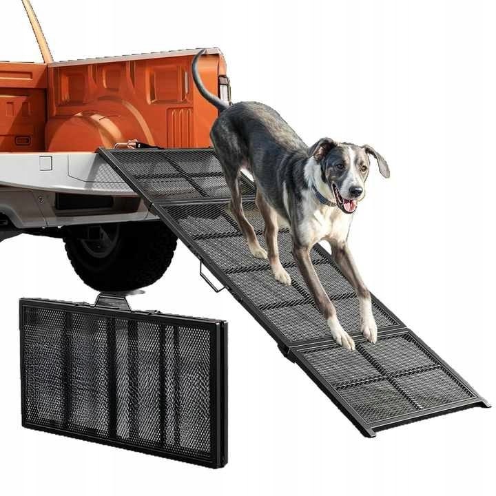 Pawaboo rámpa kutyáknak, összecsukható, csúszásmentes, 74 hüvelyk, 400 lbs teherbírás