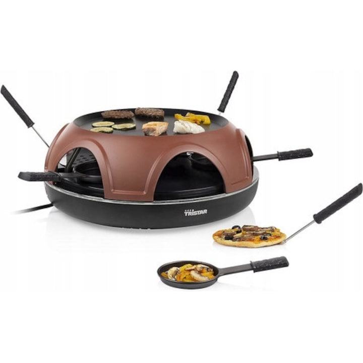 Cuptor electric pentru pizza Girmi FP50, 1800W, termostat reglabil, rosu, 31cm