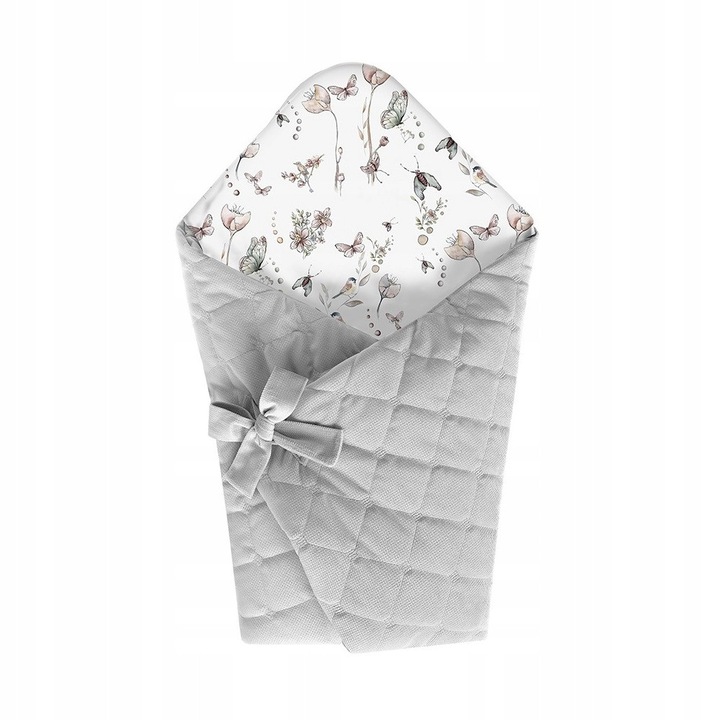 Одеяло BabySteps Natura Gray, 75x75см, антиалергично, 100% полиестер, 50% памук